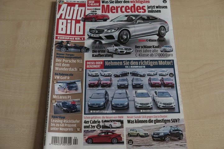 Deckblatt Auto Bild (04/2014)